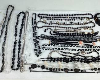 Black and White Necklaces