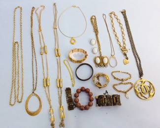 Gold-tone Bracelets and Necklaces