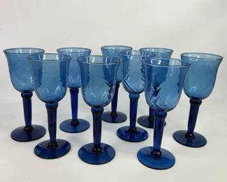 Cobalt Blue Wine Glasses