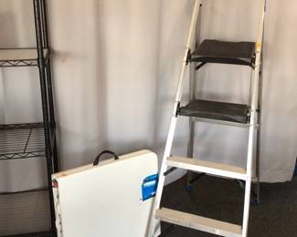 Werner Ladder and Folding Table