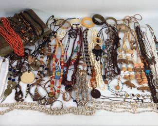 Wood and Bead Necklaces