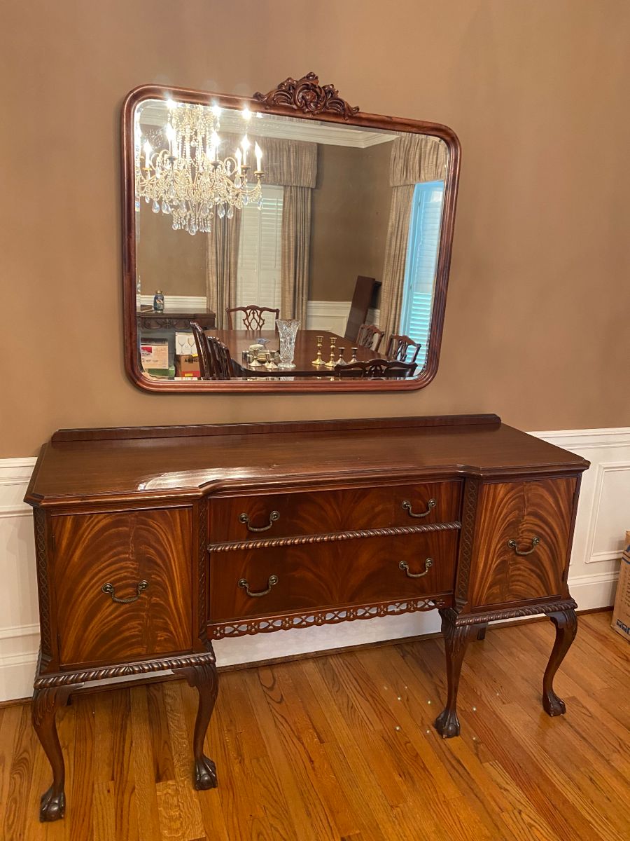 Sideboard with mirror