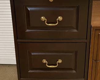 Wood file cabinet
