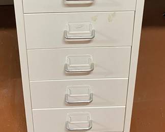 Metal storage cabinet