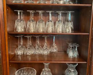 Several pieces of Waterford crystal