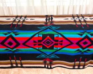 Pendleton blanket, appears to be wool. Excellent condition. 76" x 63".