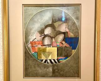 Rodo Boulanger “Musicians” – framed, with COA