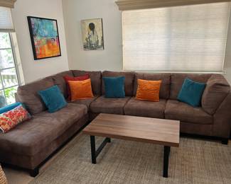 Ashley Furniture Sectional - Coffee Table Not Available