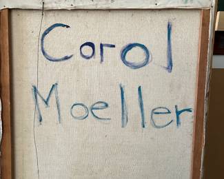 Carol Moeller large abstract oil