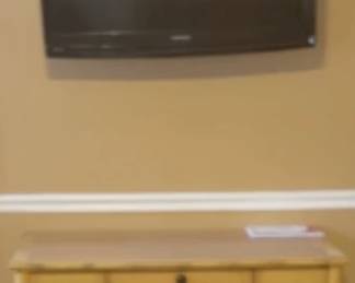 Light Walnut Desk TV