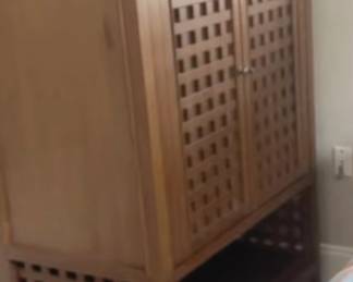 Light Walnut Cabinet