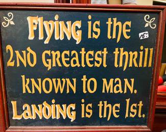 Aviation sign $15.00!