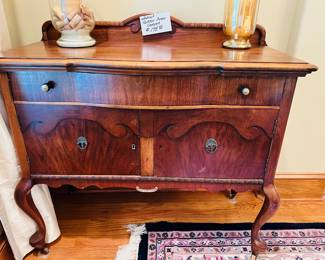 1920s Queen Anne Walnut Server $195.00!