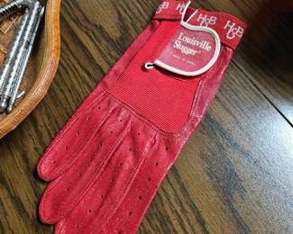 Vintage Louisville slugger batting glove