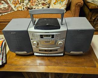 Vintage boombox