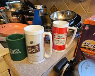 Vintage beer mugs