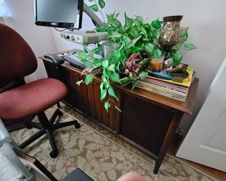 Vintage stereo record console