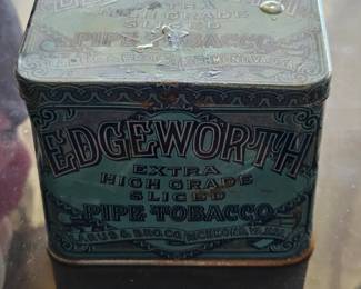 Edgeworth tobacco tin