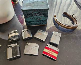 Vintage cigarette lighters