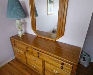 Retro oak dresser