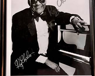 Ray Charles Autographed photo