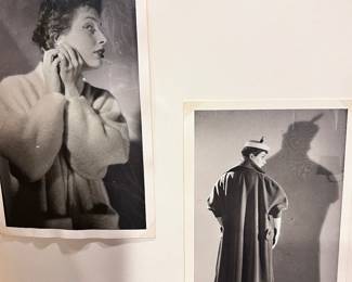FASHION ALBUM. THIS IS A PAGE OUT OF HER PHOTO ALBUMS. WE HAVE MANY ALBUMS OF HERS THROUGHOUT THE YEARS DATING BACK TO PRE-WWII IN GERMANY.