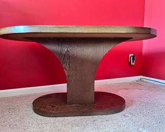 CUSTOM MADE OVAL TABLE FOR ART GALLERY 1968 GERMANY