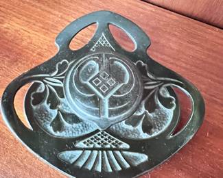 ART NOUVEAU INKWELL