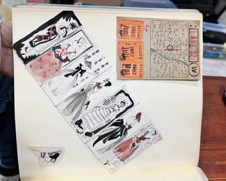 VINTAGE FASHION SCHOOL SCRAPBOOKS