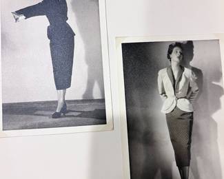 FASHION ALBUM. THIS IS A PAGE OUT OF HER PHOTO ALBUMS. WE HAVE MANY ALBUMS OF HERS THROUGHOUT THE YEARS DATING BACK TO PRE-WWII IN GERMANY.