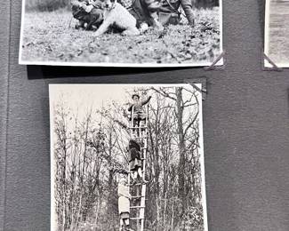 THIS IS A PAGE OUT OF HER PHOTO ALBUMS - HER PARENTS ALBUMS. WE HAVE MANY ALBUMS OF HERS THROUGHOUT THE YEARS DATING BACK TO PRE-WWII IN GERMANY.