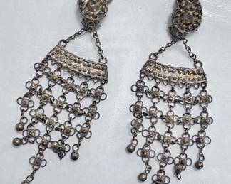 ANTIQUE SILVER EARRINGS