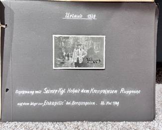 THIS IS A PAGE OUT OF HER PHOTO ALBUMS. WE HAVE MANY ALBUMS OF HERS THROUGHOUT THE YEARS DATING BACK TO PRE-WWII IN GERMANY.