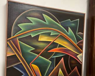 William Conger. there are three oil on canvas.