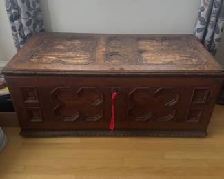 Very old Scandinavian trunk 