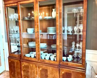 China cabinet for sale only-contents not for sale 