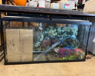 (24)  60 Gallon Fish Tank w/Pump/Filters/Heater   $75
