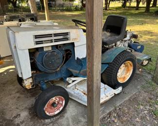 (37)  Retro Sears Tractor w/Tiller Attachment (doesn't run)  $100