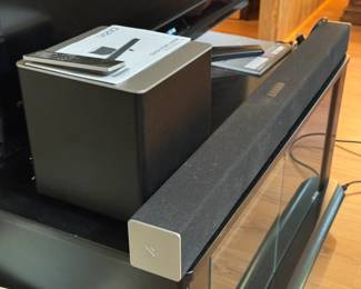 (8)  Vizio SB3821-C6 Sound Bar & Subwoofer   $140