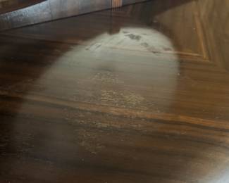 (19) Antique Art Deco Dresser w/Mirror   44"Wx22"Dx65"H   $235