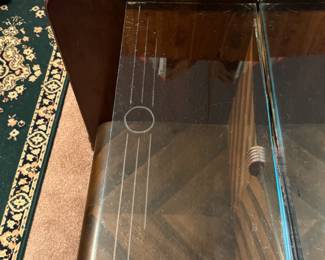 (22)  Antique Art Deco Vanity w/Chair  45"Wx20"Dx63"H   $175