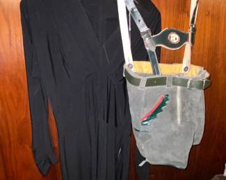 1940s dress and little boy lederhosen 