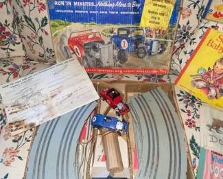 American Flyer Stock Car Race in box (unused?)