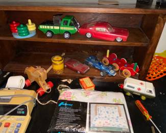 Vtg. Toys, cars