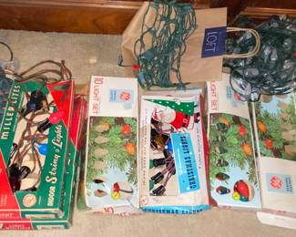 Vtg. Christmas lights 