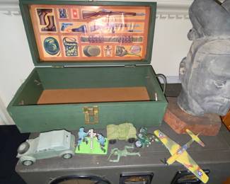 G.I. Joe wood footlocker/trunk