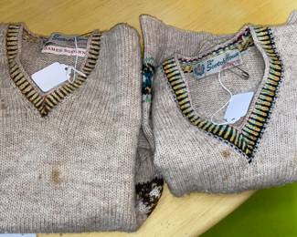 Vtg. Wool boy’s school sweaters 