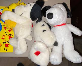 Snoopy stuffies 