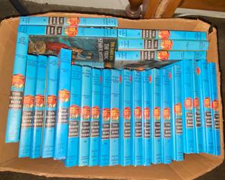 Collection of Hardy Boy Mystery books - 2 layers