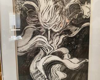 Doris Turner artist proof “ Night Flowering Tulip”